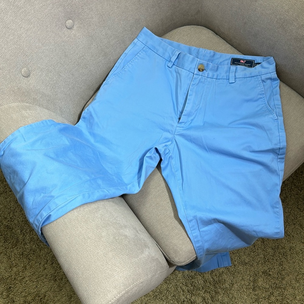 VINEYARD VINES SKY BLUE KHAKI PANTS